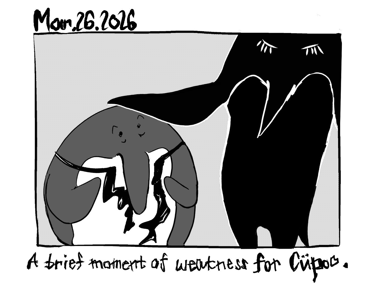 a brief moment of weakness for cupoo