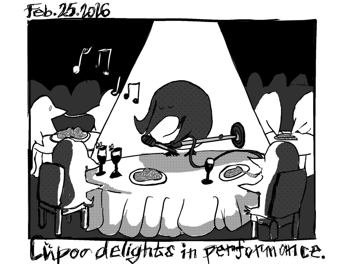 cupoo delights in performance