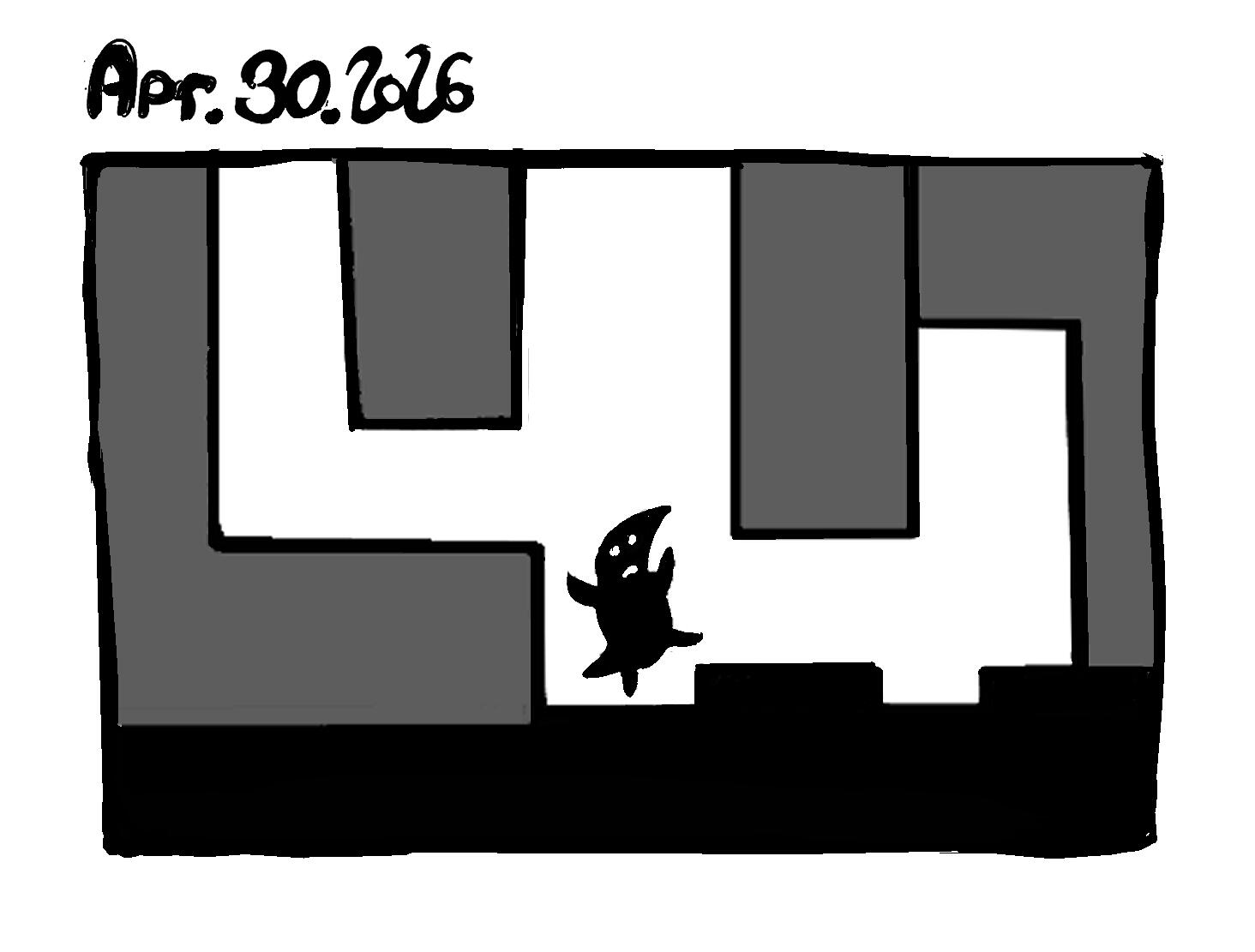 a lone bopee falls into the darkness --- Apr. 30. 2026. 1
