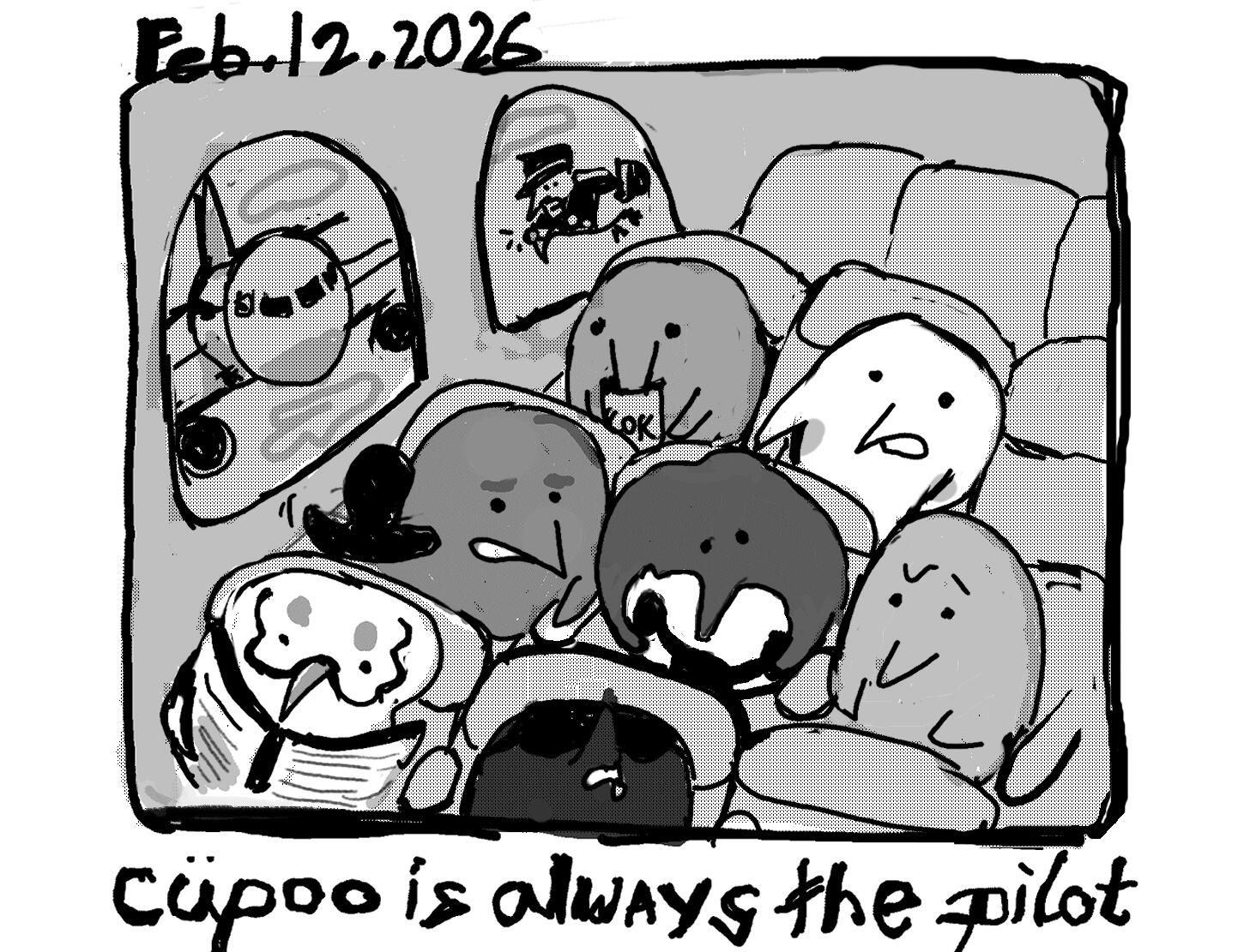 cupoo is always the pilot