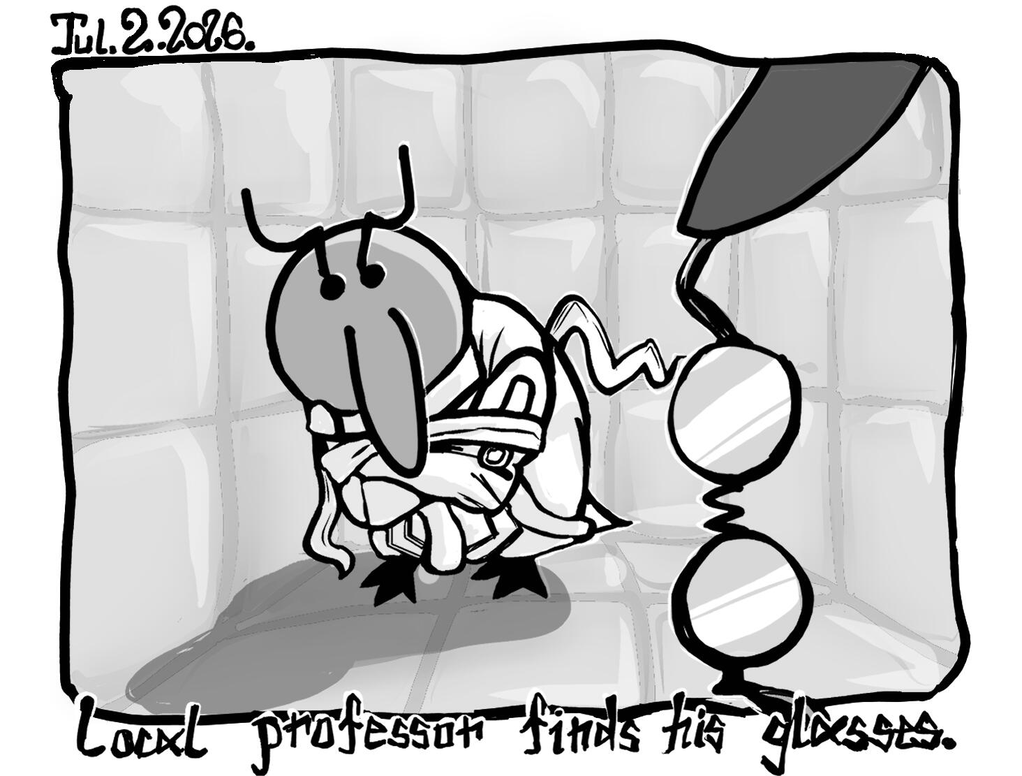 local prufessor finds his glasses --- Jul. 2. 2026.