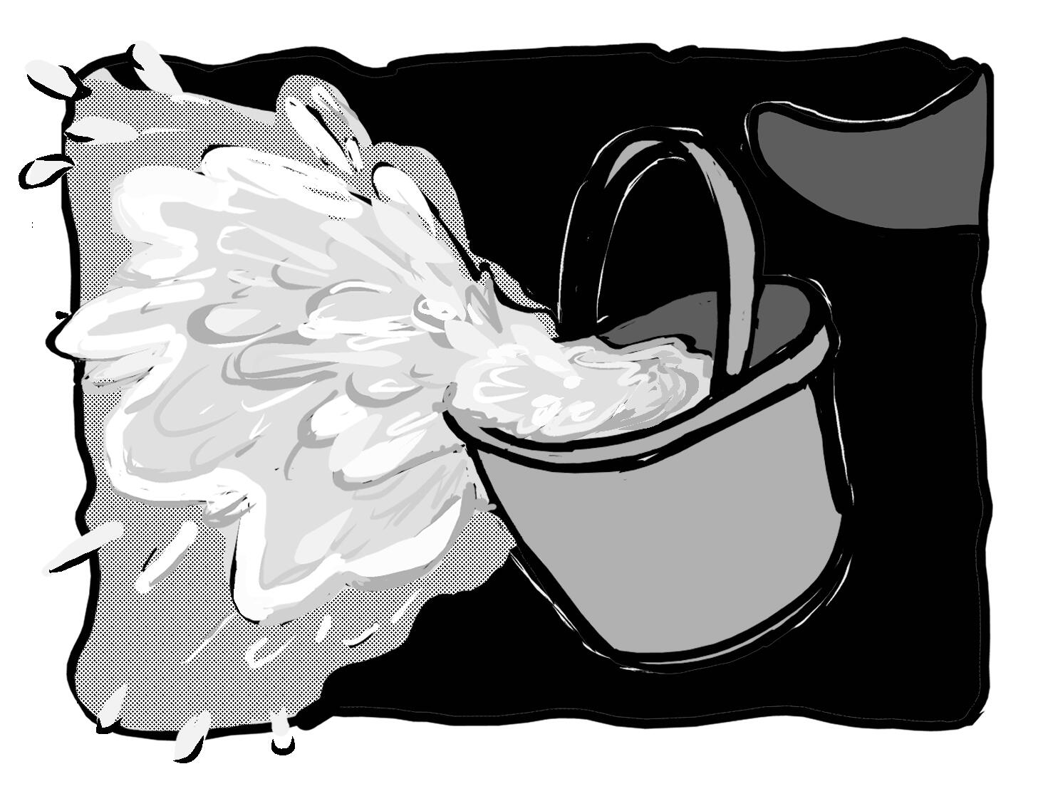 a bucket is SPLASHED --- Jun. 29. 2026. 2