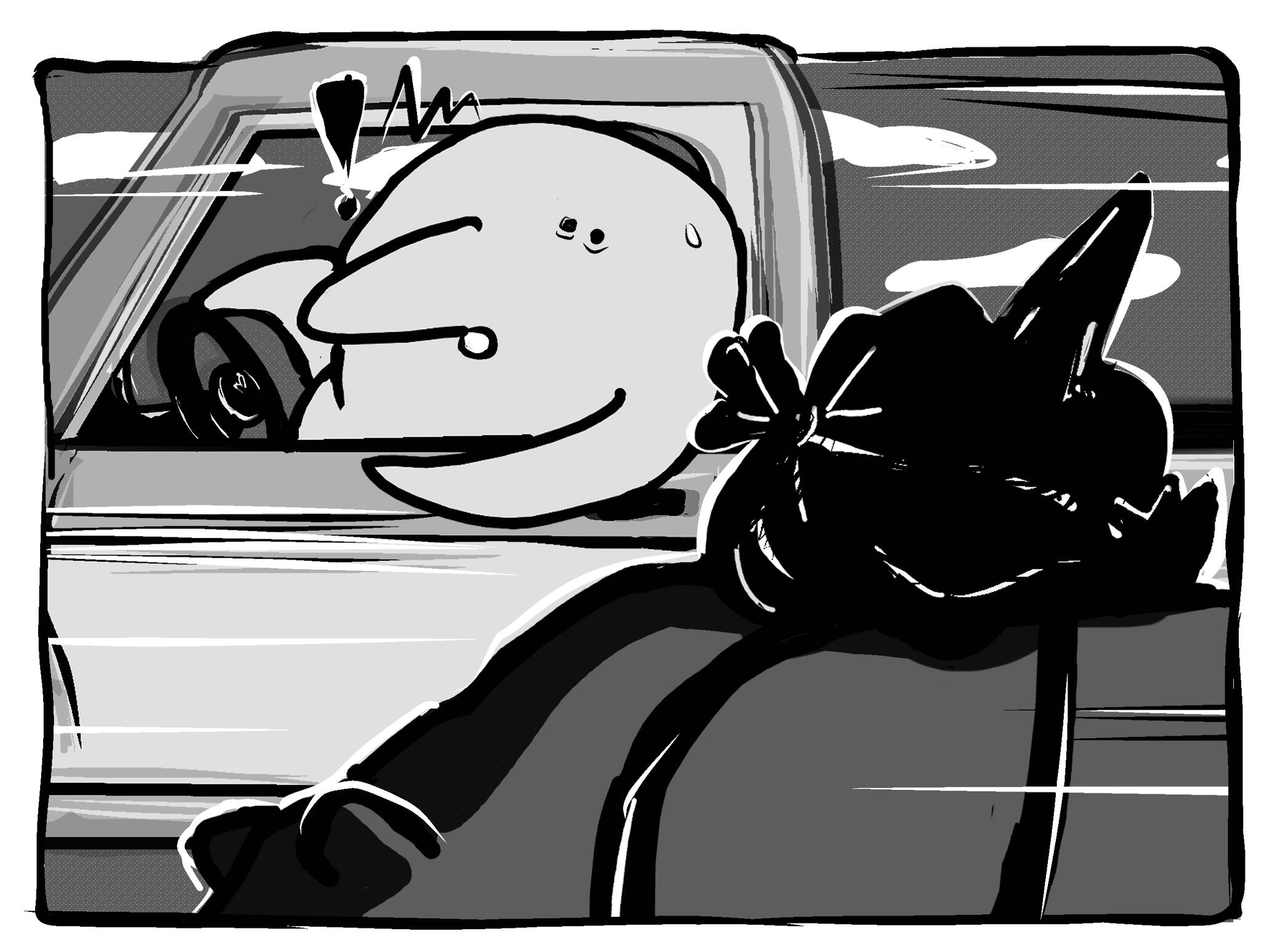 a cupootizen stops something on the road --- Jul. 9. 2026. 2.